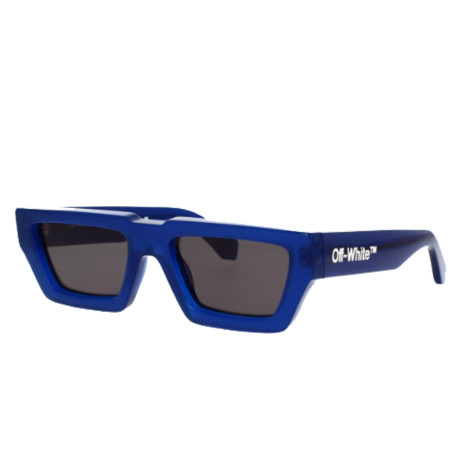 Occhiali sole uomo donna Luxury Off White OERI002 MANCHESTER 4607 blue nuova collezione 2
