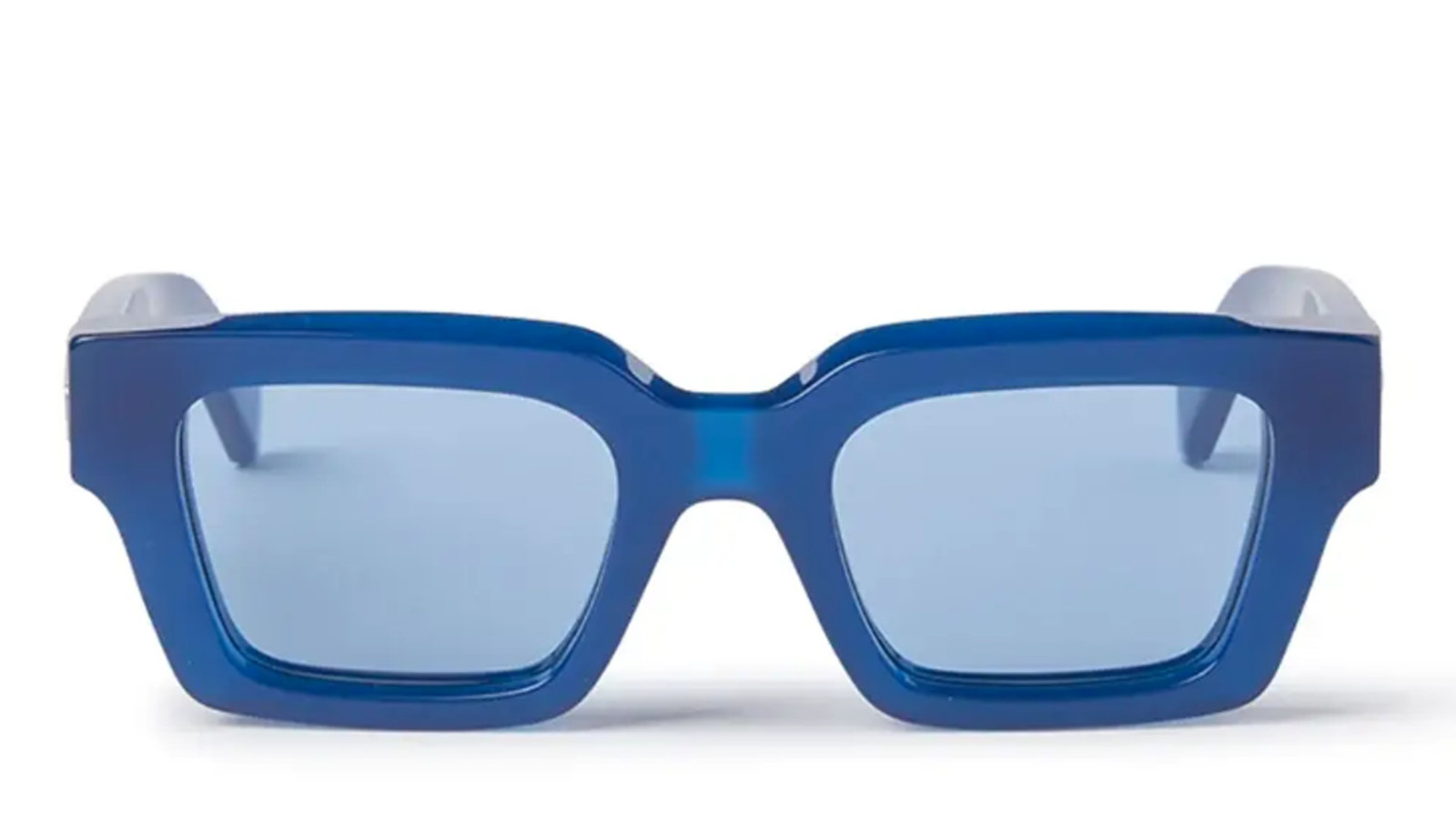 Occhiali da sole uomo donna Luxury Off White OERI126 VIRGIL L 4540 blue nuova collezione