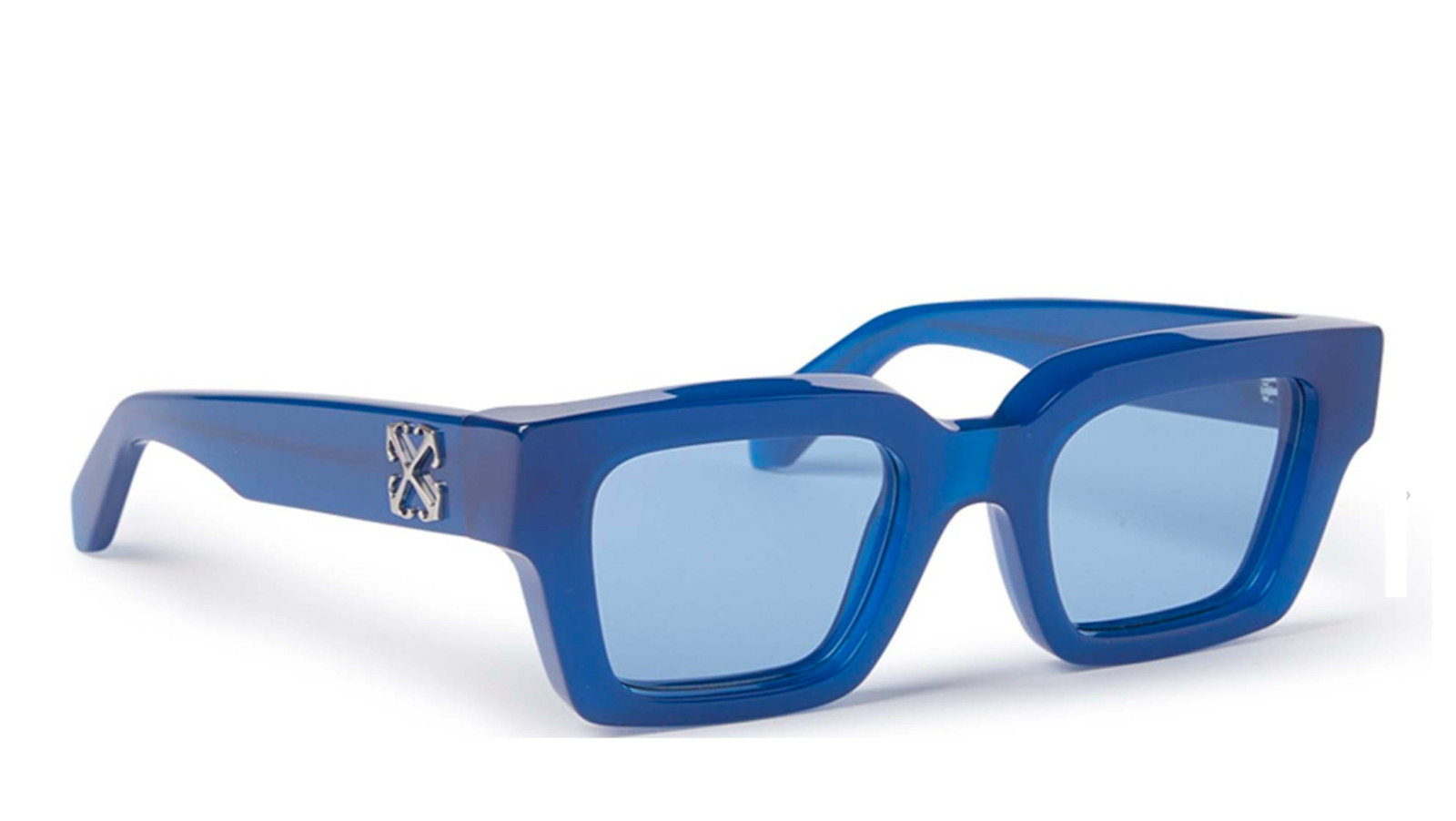 Occhiali da sole uomo donna Luxury Off White OERI126 VIRGIL L 4540 blue nuova collezione