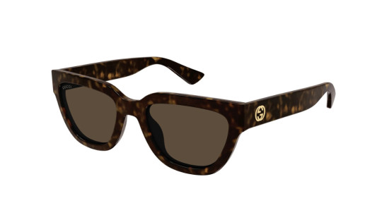 Women's Sunglasses Luxury Gucci GG1578S 002 havana havana brown new collection