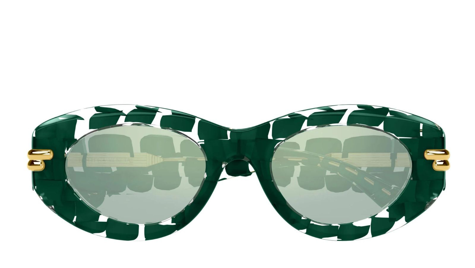 Women's Sunglasses Luxury Bottega Veneta BV1322S 003 green green green new collection