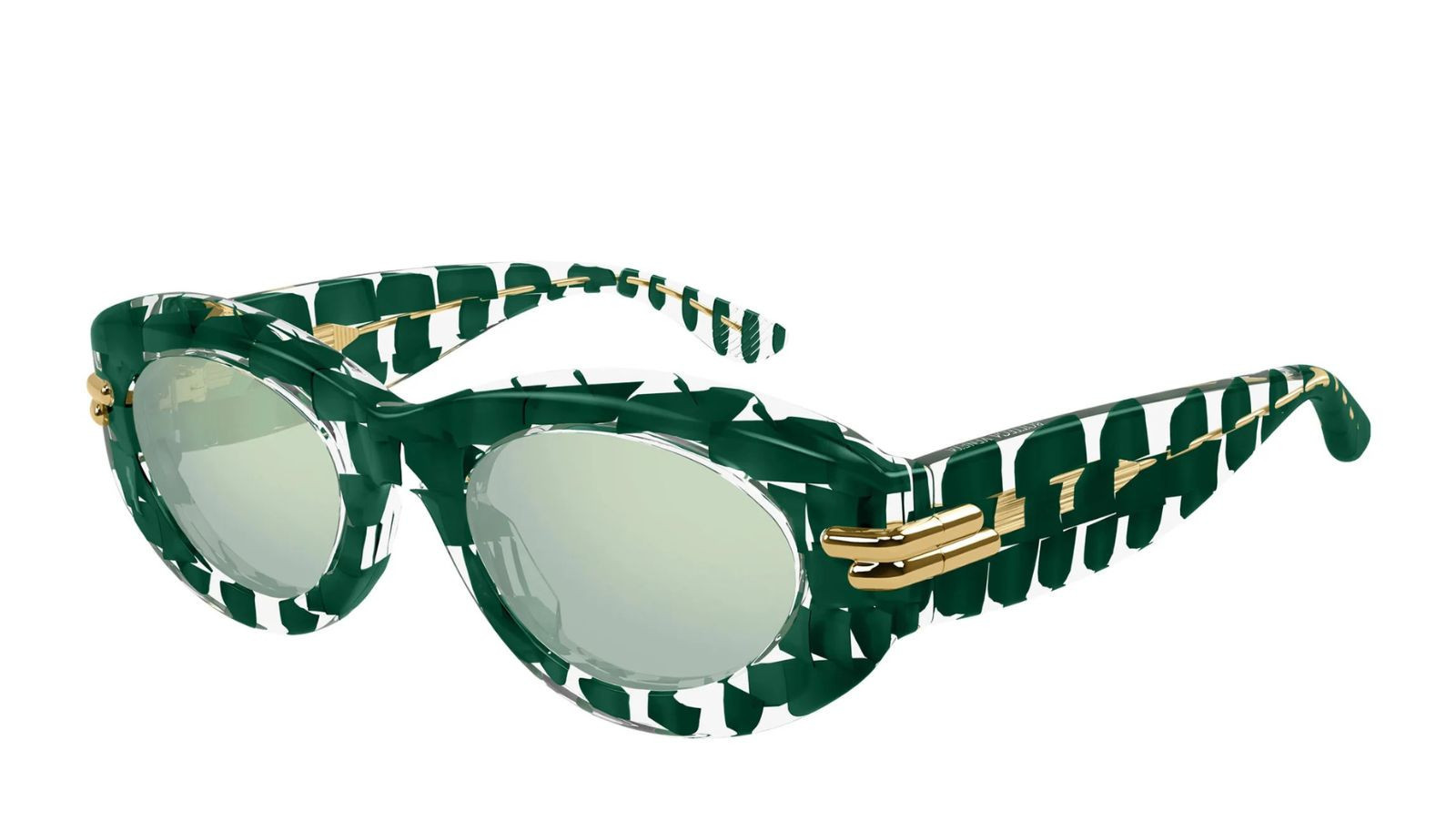 Women's Sunglasses Luxury Bottega Veneta BV1322S 003 green green green new collection