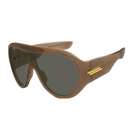 Occhiali da sole uomo donna Luxury Bottega Veneta BV1345S 005 brown brown grey nuova collezione 2
