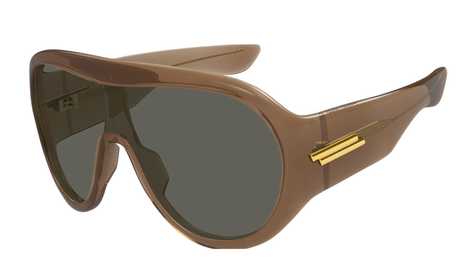 Occhiali sole uomo donna Luxury Bottega Veneta BV1345S 005 brown brown grey nuova collezione