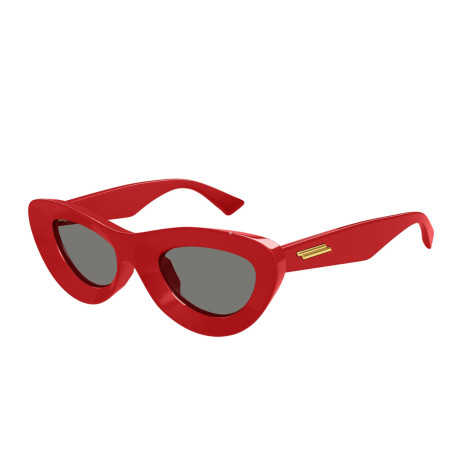Luxury Bottega Veneta BV1325S 003 red red grey sunglasses new collection 2