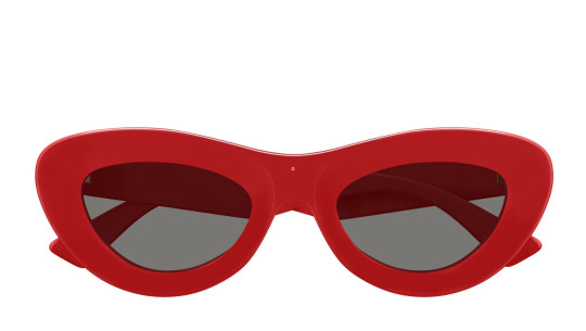 Luxury Bottega Veneta BV1325S 003 red red grey sunglasses new collection