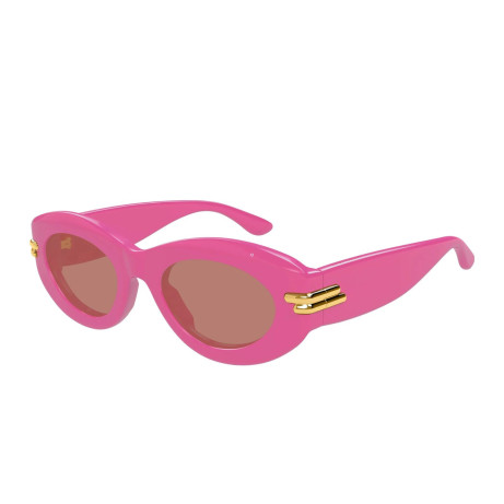 Luxury Bottega Veneta BV1322S 004 fuchsia fuchsia red sunglasses new collection 2