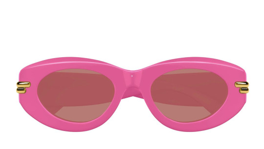 Occhiali da sole donna Luxury Bottega Veneta BV1322S 004 fuchsia fuchsia red nuova collezione Occhiali da sole donna Luxury Bottega Veneta BV1322S 004 fuchsia fuchsia red nuova collezione