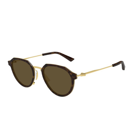Occhiali da sole uomo donna Luxury Bottega Veneta BV1331S 002 havana gold brown nuova collezione 2