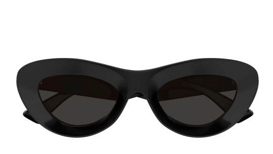 Luxury Bottega Veneta BV1325S 001 women's sunglasses black black grey new collection