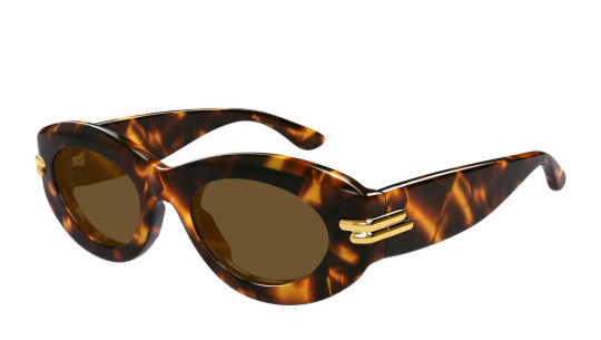 Women's Sunglasses Luxury Bottega Veneta BV1322S 002 havana havana brown new collection