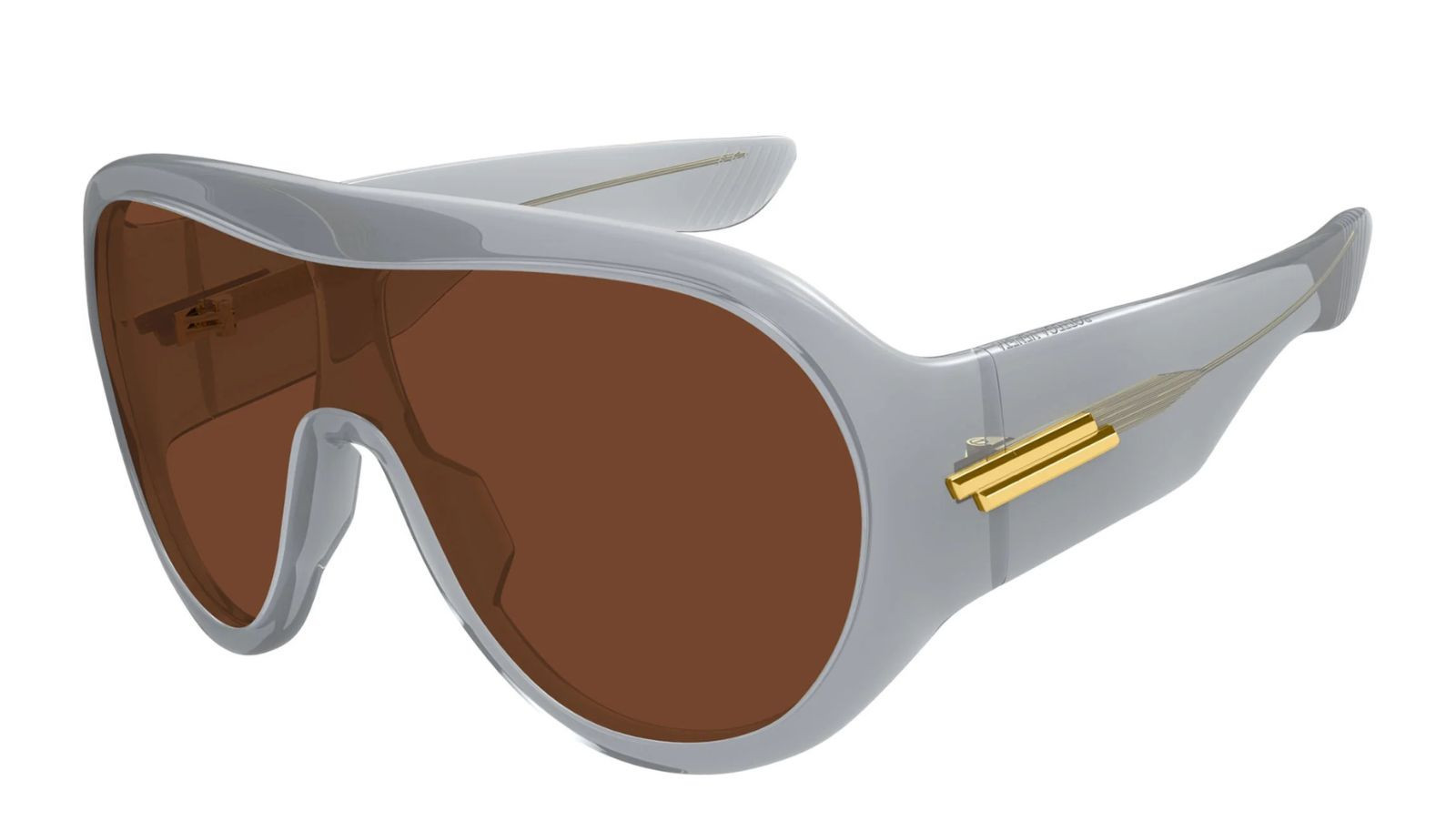 Occhiali sole uomo donna Luxury Bottega Veneta BV1345S 004 grey grey brown nuova collezione