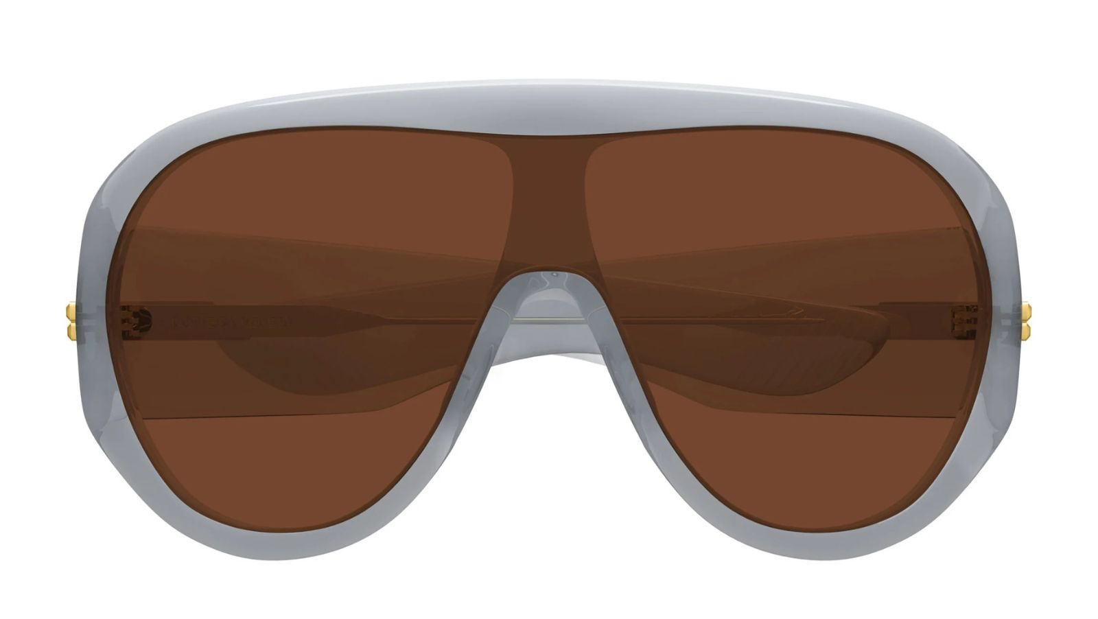 Occhiali sole uomo donna Luxury Bottega Veneta BV1345S 004 grey grey brown nuova collezione