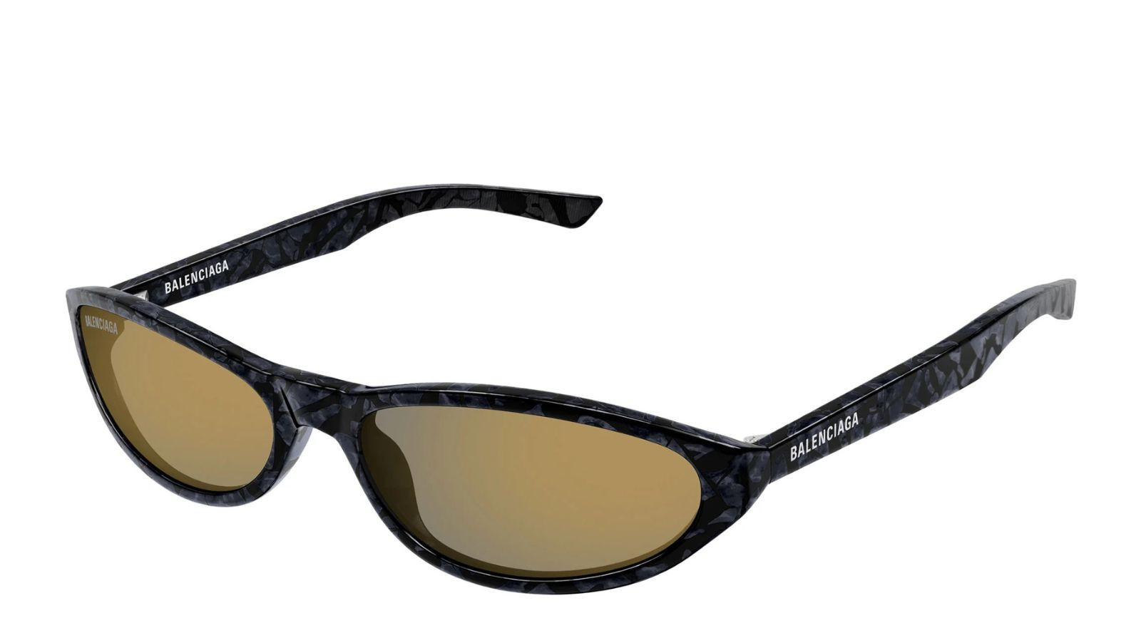 Occhiali sole uomo donna Luxury Balenciaga BB0007S 010 black black gold nuova collezione