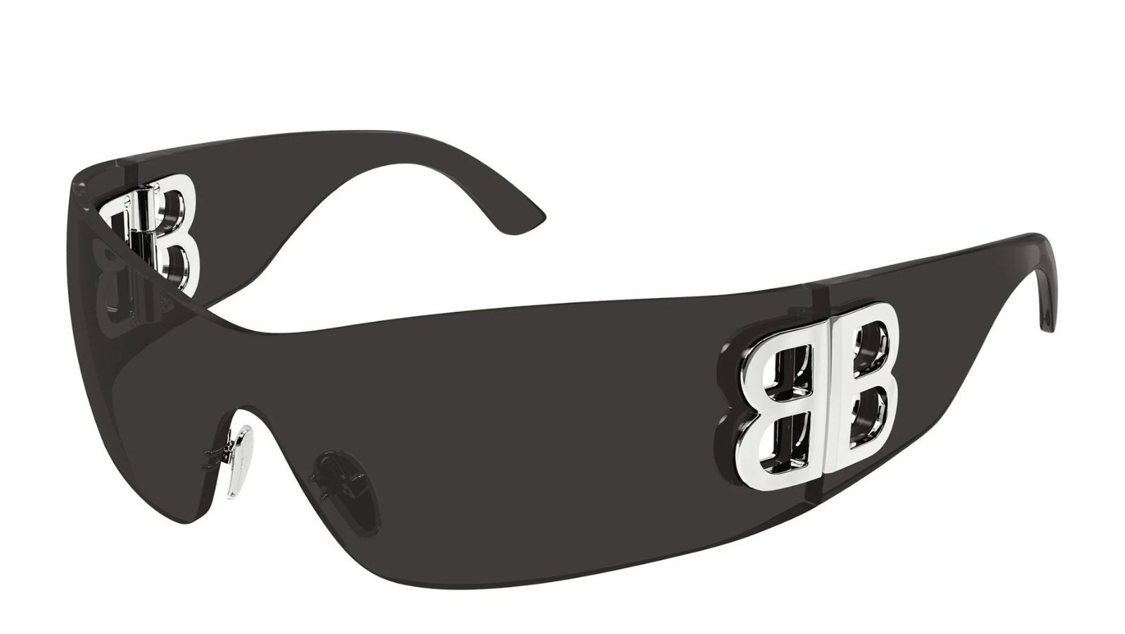 Luxury Balenciaga BB0359S 001 grey grey grey sunglasses new collection