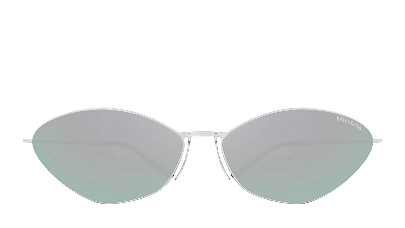 Occhiali da sole uomo donna Luxury Balenciaga BB0350S 004 silver silver silver nuova collezione