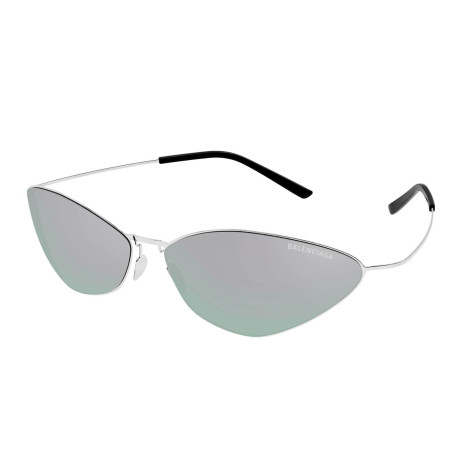 Occhiali sole uomo donna Luxury Balenciaga BB0350S 004 silver silver silver nuova collezione 2