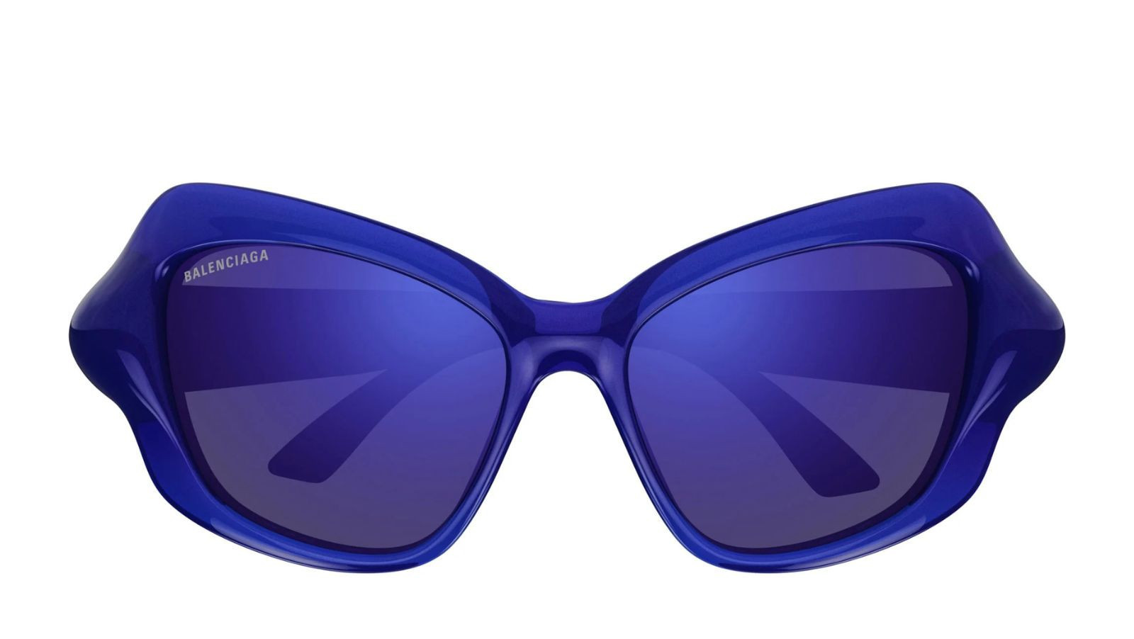 Luxury Balenciaga BB0353S 004 blue blue violet women's sunglasses new collection