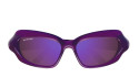 Luxury Balenciaga BB0354S 004 violet violet sunglasses new collection