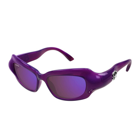 Luxury Balenciaga BB0354S 004 violet violet sunglasses new collection 2