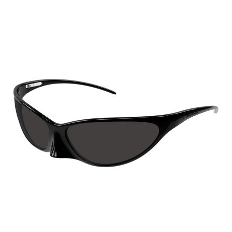 Occhiali da sole uomo donna Luxury Balenciaga BB0349S 001 black black grey nuova collezione 2