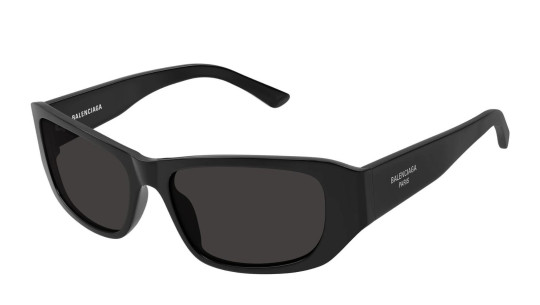 Occhiali da sole uomo Luxury Balenciaga BB0366S 001 black black grey nuova collezione