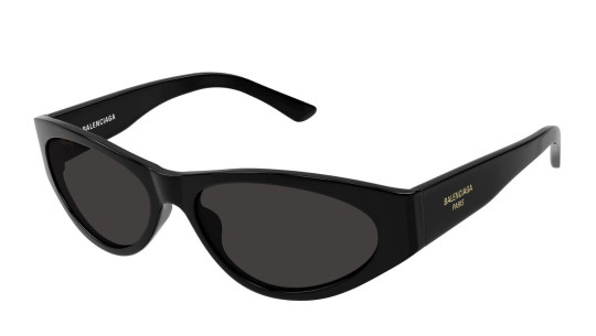 Luxury Balenciaga BB0367S 001 women's sunglasses black black grey new collection