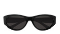 Luxury Balenciaga BB0367S 001 women's sunglasses black black grey new collection