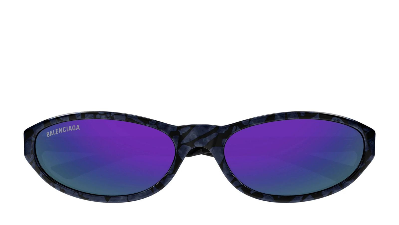 Occhiali sole uomo donna Luxury Balenciaga BB0007S 011 violet violet violet nuova collezione