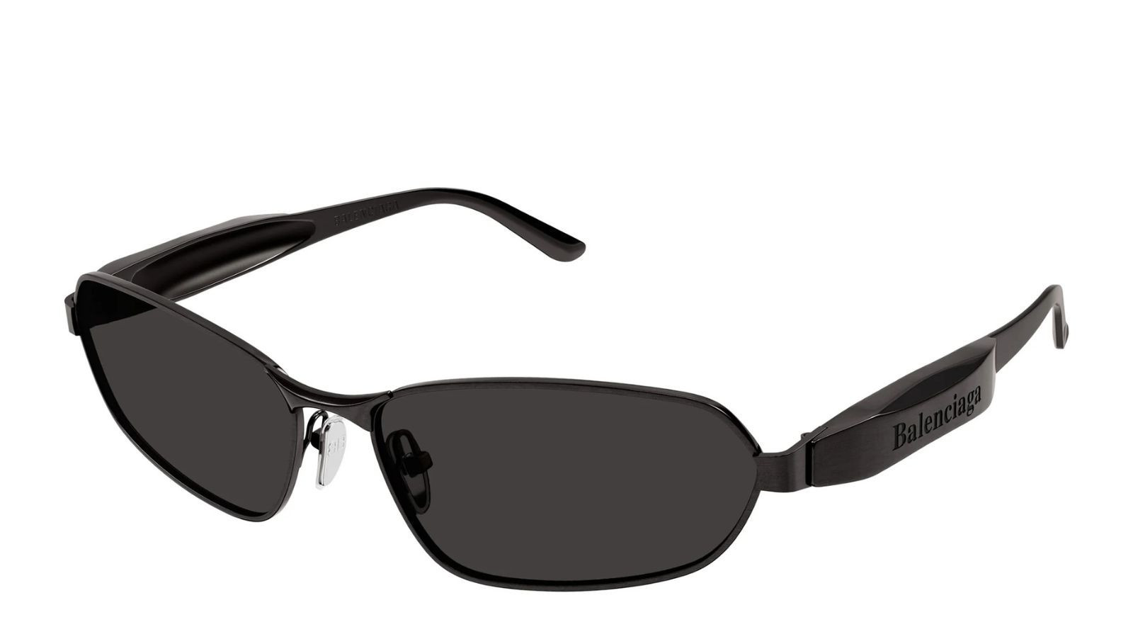 Occhiali da sole uomo donna Luxury Balenciaga BB0355S 001 grey grey grey nuova collezione