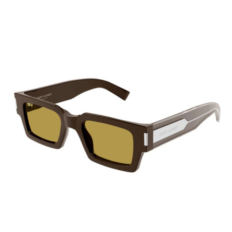 Occhiali sole uomo donna Luxury Saint Laurent SL 572 007 brown crystal brown nuova collezione 2