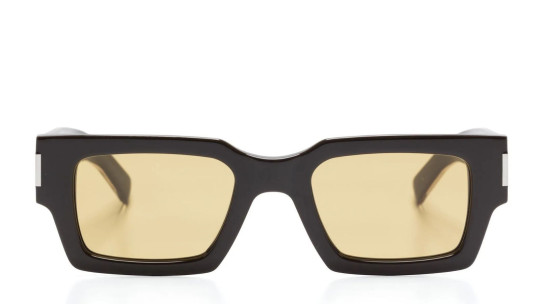 Occhiali sole uomo donna Luxury Saint Laurent SL 572 007 brown crystal brown nuova collezione