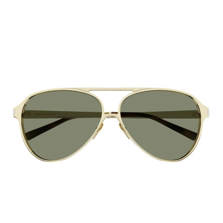 Saint Laurent SL 734 004 gold gold green