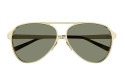 Occhiali sole uomo donna Luxury Saint Laurent SL 734 004 gold gold green nuova collezione