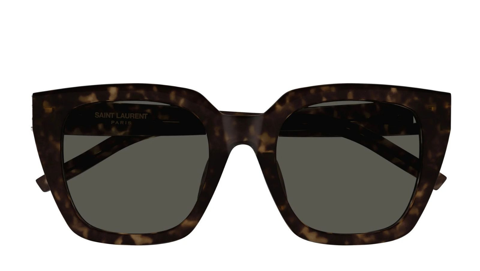 Luxury Saint Laurent SL M143 002 havana havana grey women's sunglasses new collection