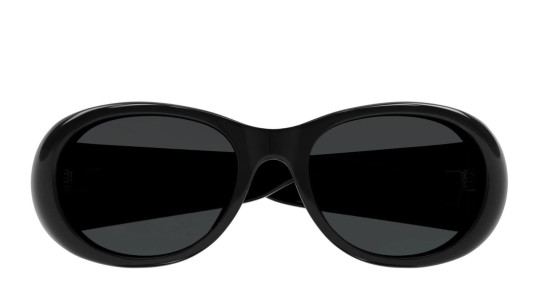Luxury Saint Laurent SL 736 001 women's sunglasses black black black new collection