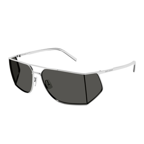 Occhiali da sole uomo Luxury Saint Laurent SL 750 002 silver silver grey nuova collezione 2