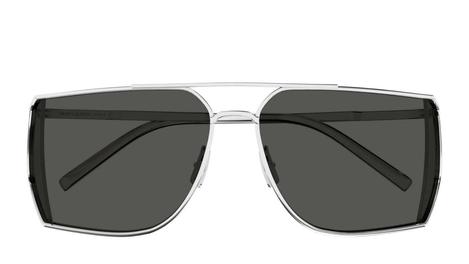 Occhiali da sole uomo Luxury Saint Laurent SL 750 002 silver silver grey nuova collezione