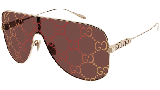 Luxury women s sunglasses Gucci GG1436S Gold Red (003) new collection
