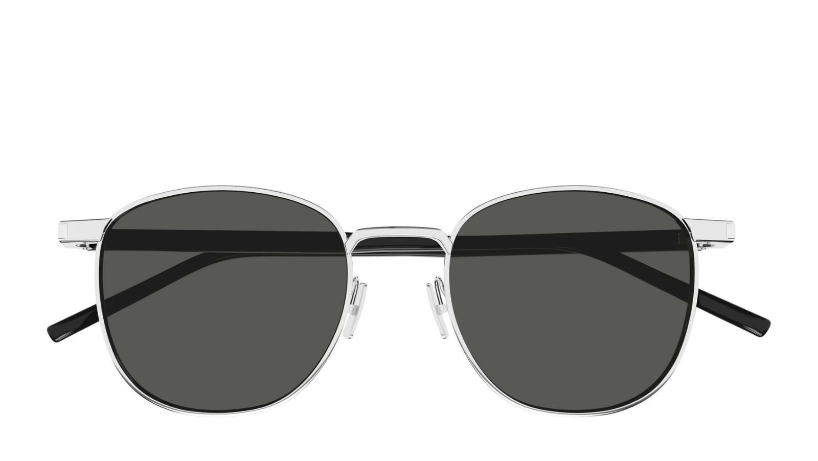 Occhiali sole uomo donna Luxury Saint Laurent SL 747 002 silver crystal grey nuova collezione