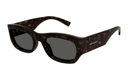 Luxury Saint Laurent SL 713 002 havana havana grey women's sunglasses new collection