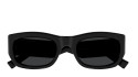 Luxury Saint Laurent SL 713 001 women's sunglasses black black black new collection