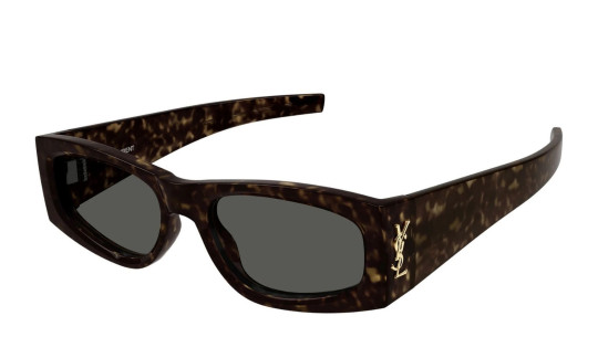 Luxury Saint Laurent SL M140 003 havana havana grey women's sunglasses new collection