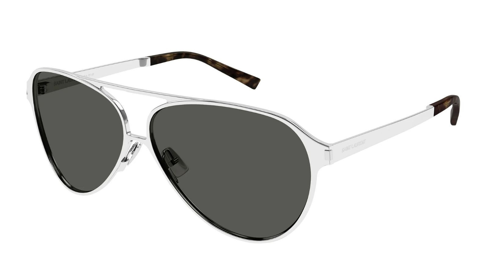 SAINT LAURENT サングラス SL741-002 SILVER/GRAY Saint Laurent™ SL 741 Square Sunglasses | EyeOns.com