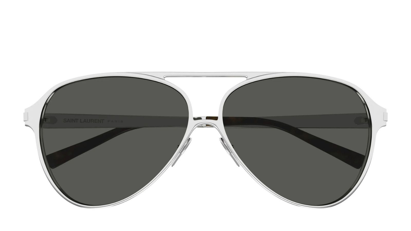 Occhiali da sole uomo donna Luxury Saint Laurent SL 734 002 silver silver grey nuova collezione