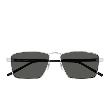 Saint Laurent SL 700 002 silver crystal grey