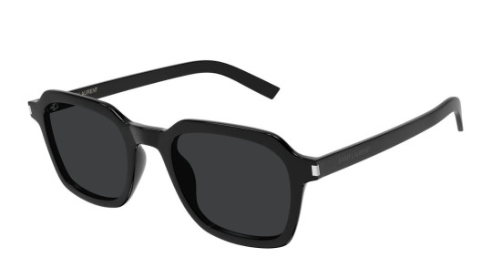 Occhiali sole uomo donna Luxury Saint Laurent SL 715 SLIM 001 black black black nuova collezione