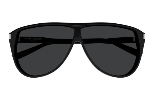 Occhiali da sole uomo Luxury Saint Laurent SL 731 GASPAR 002 black black black nuova collezione