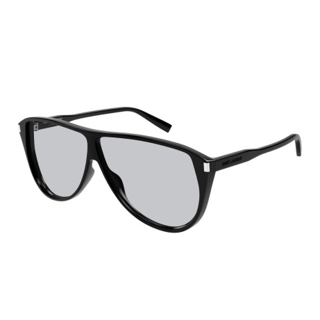 Occhiali da sole uomo Luxury Saint Laurent SL 731 GASPAR 001 black black light blu nuova collezione 2