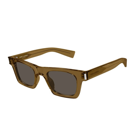 Occhiali da sole uomo donna Luxury Saint Laurent SL 719 005 brown brown brown nuova collezione 2
